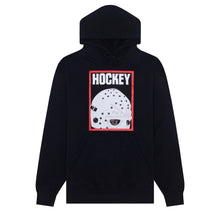 Load image into Gallery viewer, Hockey &quot;Half Mask&quot; Hoodie // Black
