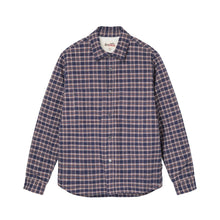 Load image into Gallery viewer, Stussy &quot;Sherpa Lined Plaid&quot; Shirt // Navy

