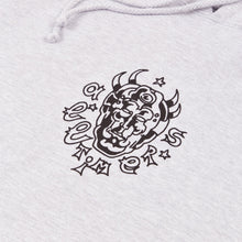 Load image into Gallery viewer, Alltimers &quot;The Mask&quot; Hoodie // Heather Grey
