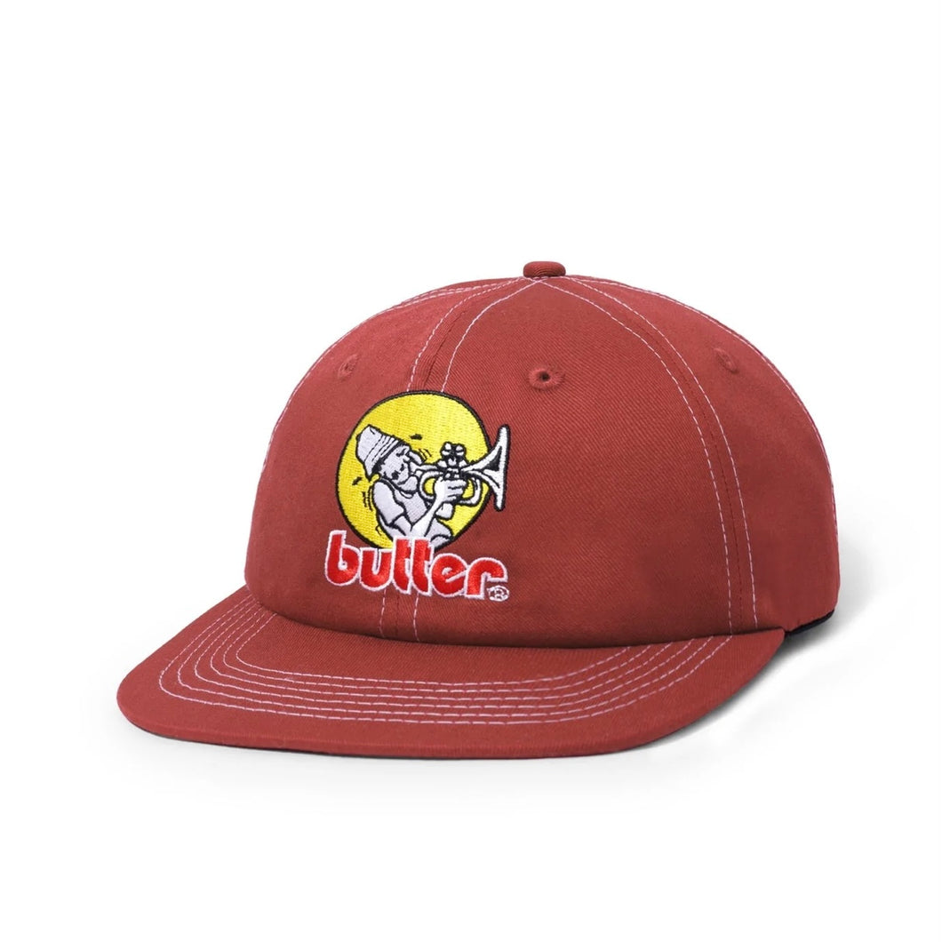 Butter Goods “Brass 6 Panel“ Cap // Washed Clay