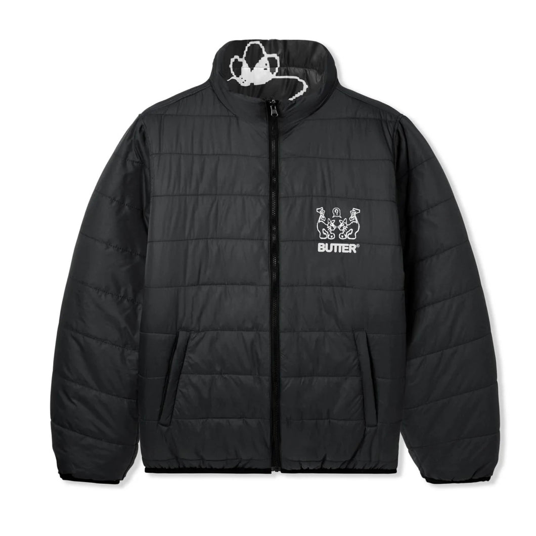 Butter Goods “Jun Reversible“ Puffer // Black / Black