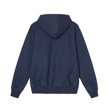 Load image into Gallery viewer, Stussy “Stock Logo&quot;Zip Hoodie // Navy
