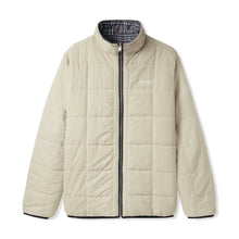 Load image into Gallery viewer, Butter Goods “Plaid Reversible“ Puffer // Grey/Kaki
