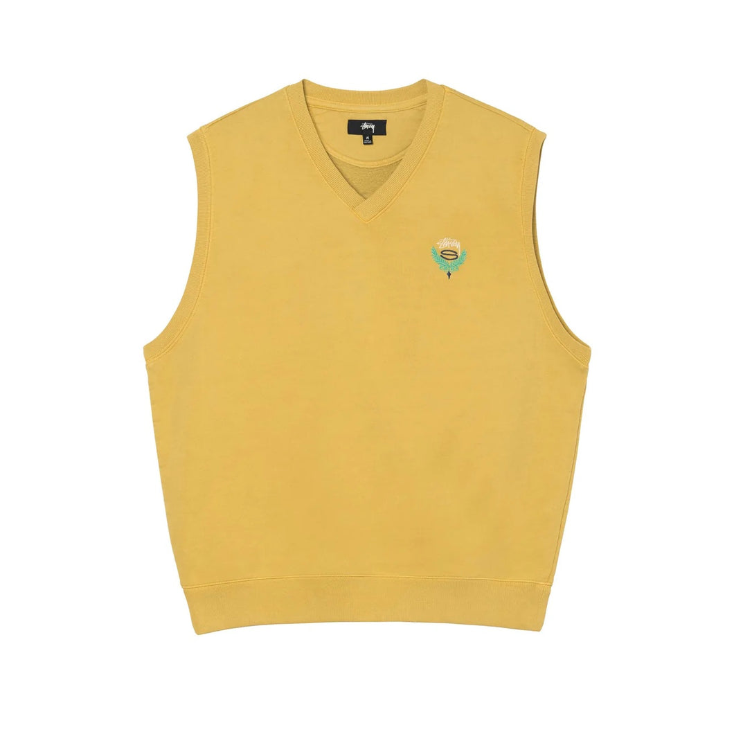 Stussy “Fleece“  Vest// Yellow