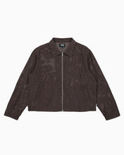 Load image into Gallery viewer, Stüssy &quot;Leopard Mesh Zip&quot; Jacket // Brown
