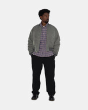 Load image into Gallery viewer, Stussy &quot;Dyed Nylon&quot; Bomber Jacket // Charcoral

