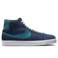 Load image into Gallery viewer, Nike SB &quot;Blazer Mid&quot; // Midnight Navy/Noise Aqua
