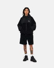 Load image into Gallery viewer, Stussy &quot; Sherpa Paneled Hooded&quot; Jacket // Black
