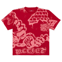 Load image into Gallery viewer, Rassvet &quot;Spray&quot; Tee // Red

