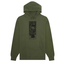 Load image into Gallery viewer, Hockey &quot;Mere Mortal&quot; Hoodie // Army Green
