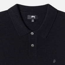 Load image into Gallery viewer, Stussy &quot;Classic&quot; Polo S/S // Black
