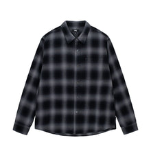 Load image into Gallery viewer, Stussy &quot;Pete Plaid&quot; Shirt // Charcoal
