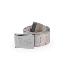 Load image into Gallery viewer, Dime “Wave Chakered“ Belt // Grey Cream
