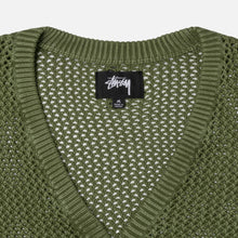 Load image into Gallery viewer, Stussy “Loose Gauge“ Cardigan // Olive
