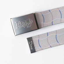 Load image into Gallery viewer, Dime “Wave Chakered“ Belt // Grey Cream
