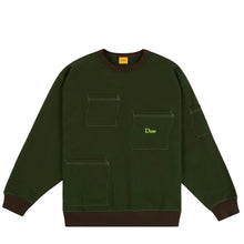 Load image into Gallery viewer, Dime &quot;French Terry Pocket&quot; Crewneck // Forest
