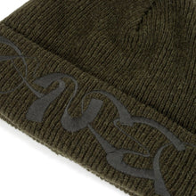Load image into Gallery viewer, Dancer “Triple Logo&quot; Beanie// Army Green
