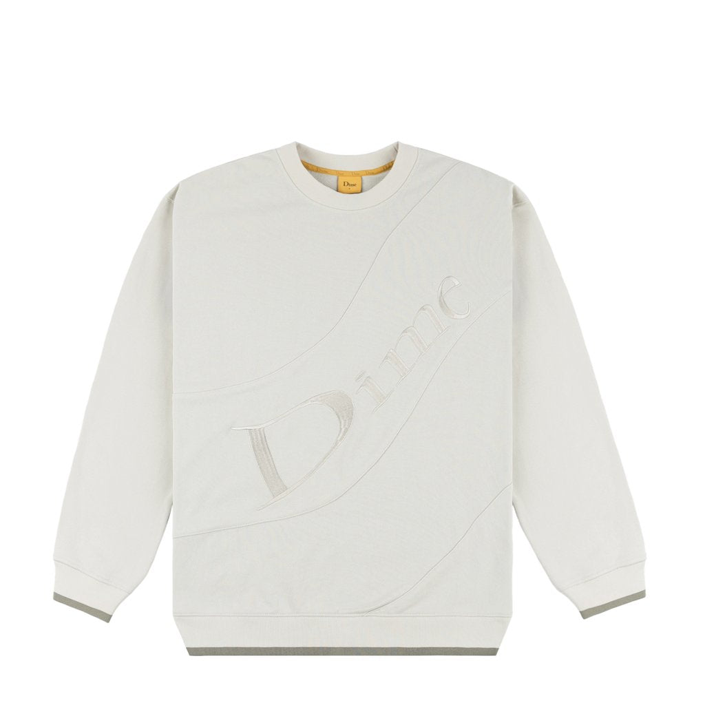 Dime “Wave Terry“ Crewneck // Cream