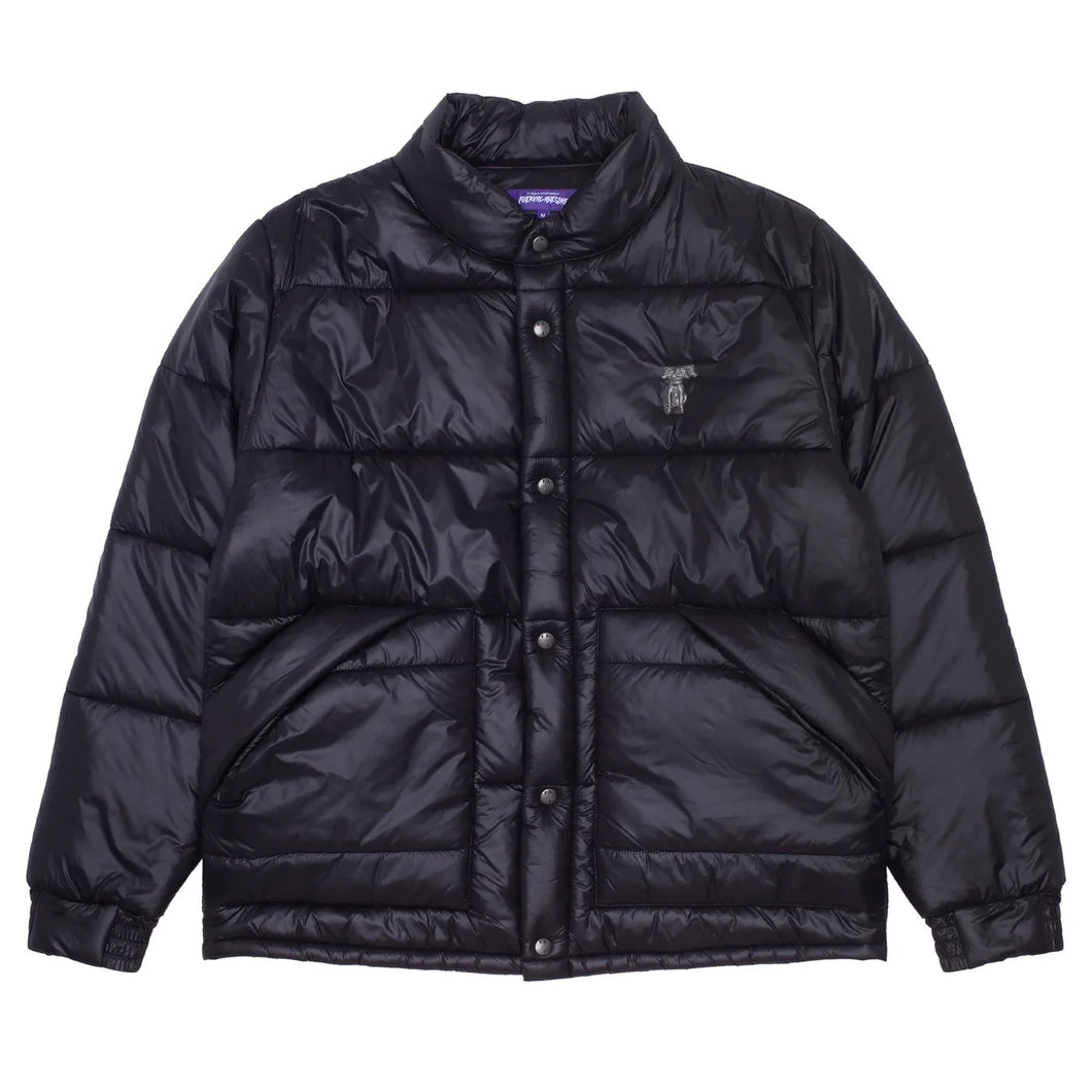 Fucking Awesome “Dill“ Pufffer Jacket // Black