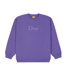 Load image into Gallery viewer, Dime “Classic Embroidered“ Crewneck // Iris
