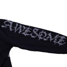 Load image into Gallery viewer, Fucking Awesome &quot;Us You Them&quot; Cowichan Cardigan // Black
