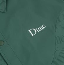 Load image into Gallery viewer, Dime “All Over&quot; Coach Jacket // Dark Green
