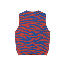 Load image into Gallery viewer, Stussy “Tiger Printed“ Sweater Vest// Red
