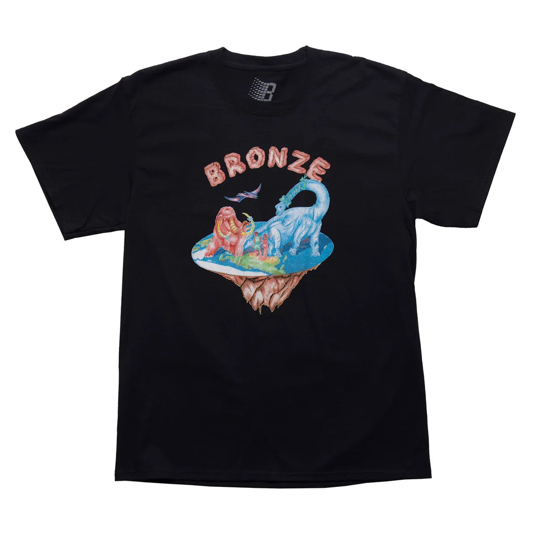 Bronze 56K “Flat Earth“ Tee // Black