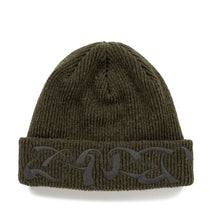 Load image into Gallery viewer, Dancer “Triple Logo&quot; Beanie// Army Green
