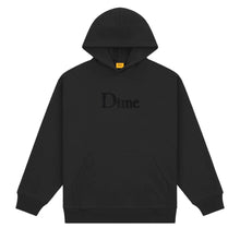 Load image into Gallery viewer, Dime &quot;Chenille Logo&quot; Hoodie // Black
