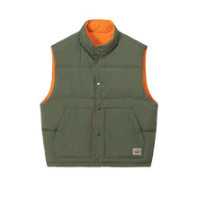 Load image into Gallery viewer, Stussy “Reversible Down Workgear“ Vest// Olive/Orange

