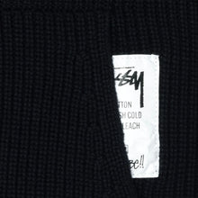 Load image into Gallery viewer, Stussy &quot;Cotton Knit&quot; Hoodie // Black
