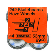 Load image into Gallery viewer, 242 &quot;Haze Wheels&quot; 53mm 99A // Conical
