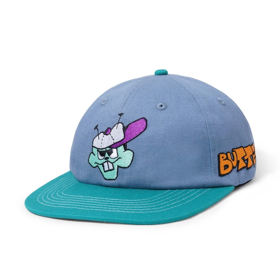 Butter Goods “Bugs Out 6 Panel“ Cap // Lake Blue/Teal