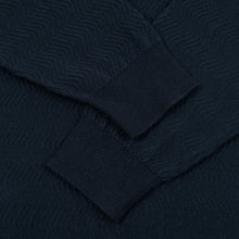 Load image into Gallery viewer, Dime &quot;Wave Cable Sweater&quot; Knit // Navy
