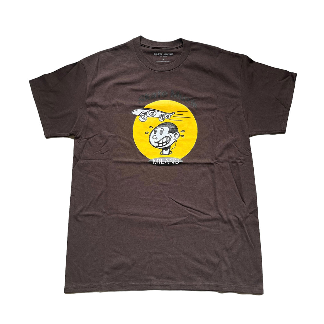 Skate Muzik “RMX“ Tee // Brown