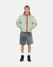 Load image into Gallery viewer, Stussy &quot;Dyed Nylon&quot; Bomber Jacket // Stone
