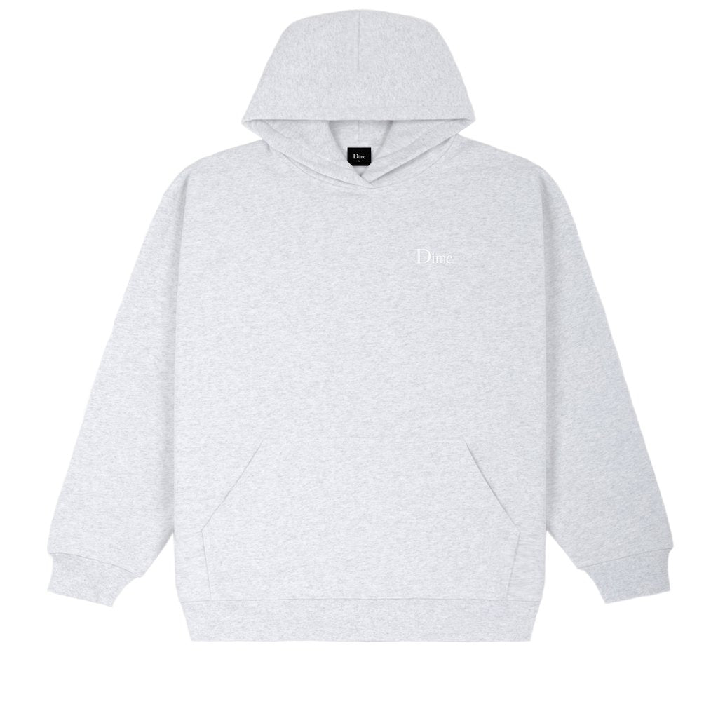 Dime “Classic Small Logo“ Hoodie // Ash