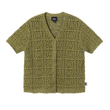 Load image into Gallery viewer, Stussy “Samira Crochet“ Crewneck//Avocado
