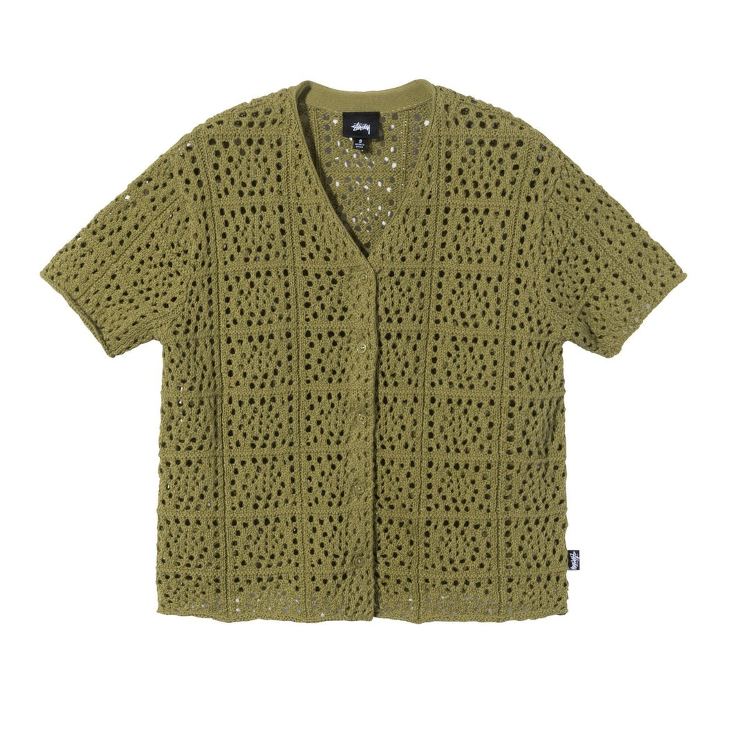 Stussy “Samira Crochet“ Crewneck//Avocado