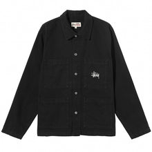 Load image into Gallery viewer, Stussy &quot;Canvas Chore&quot; Jacket // Black
