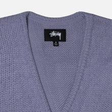 Load image into Gallery viewer, Stussy “Brushed“ Cardigan // Lavender
