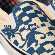 Load image into Gallery viewer, Vans x Krooked &quot;Slip-On / Krooked By Natas For Ray&quot; // Blue
